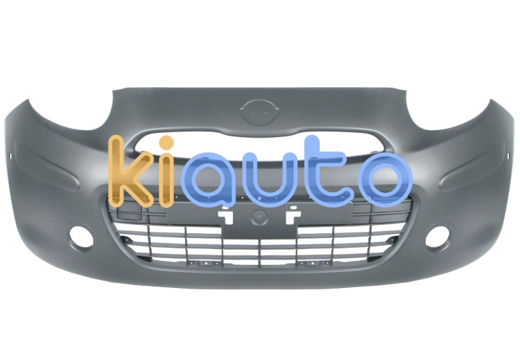 Parachoques nissan micra 2010-2013 delantero / con agujeros marco rejilla / con antinieblas / con sensor / imprimado OE 620221HF1H / 620221HF0H
