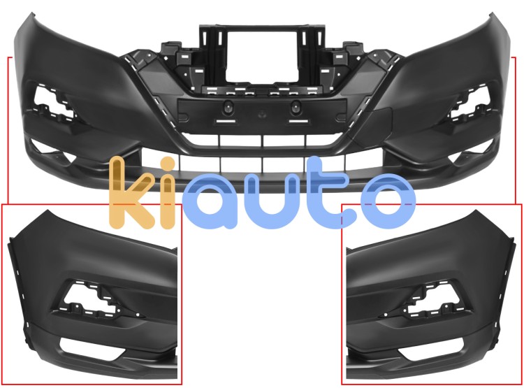 Parachoques nissan qashqai 2017-2021 delantero OE 62022HV00A / F2022HV0MH