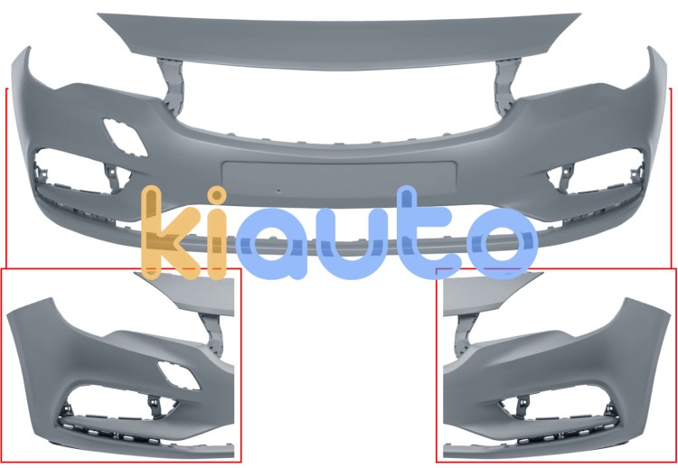 Parachoques opel astra k 2015-2019 delantero / imprimado OE 39052730