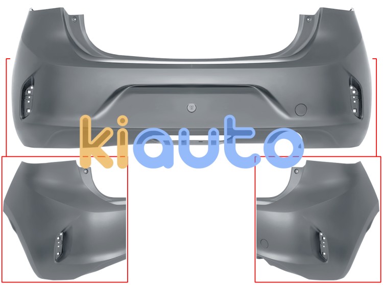 Parachoques opel corsa f 2019-2023 trasero / imprimado OE 166335691T