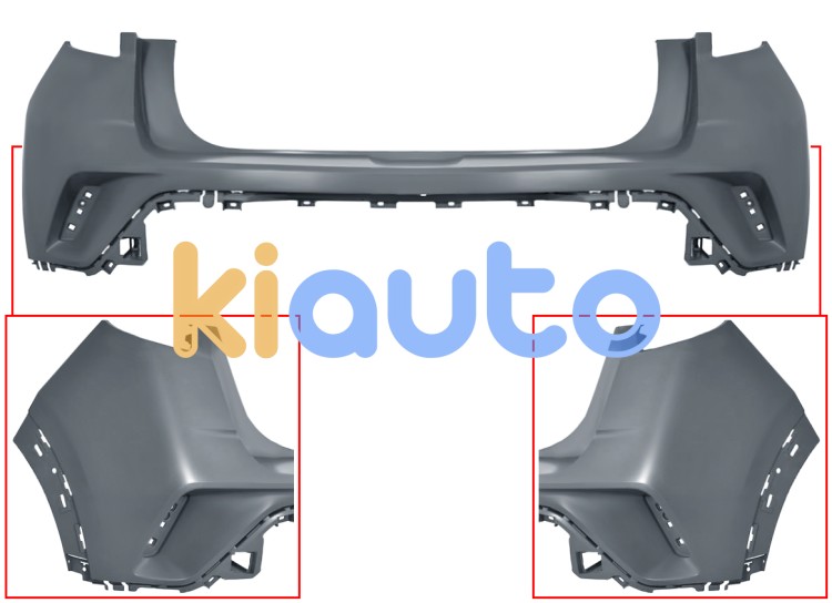Parachoques opel mokka 2020-2024 trasero / imprimado OE 168044941T