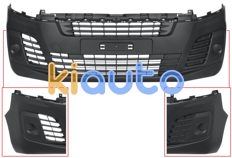 Parachoques opel zafira life 2019-> delantero OE 1615649280