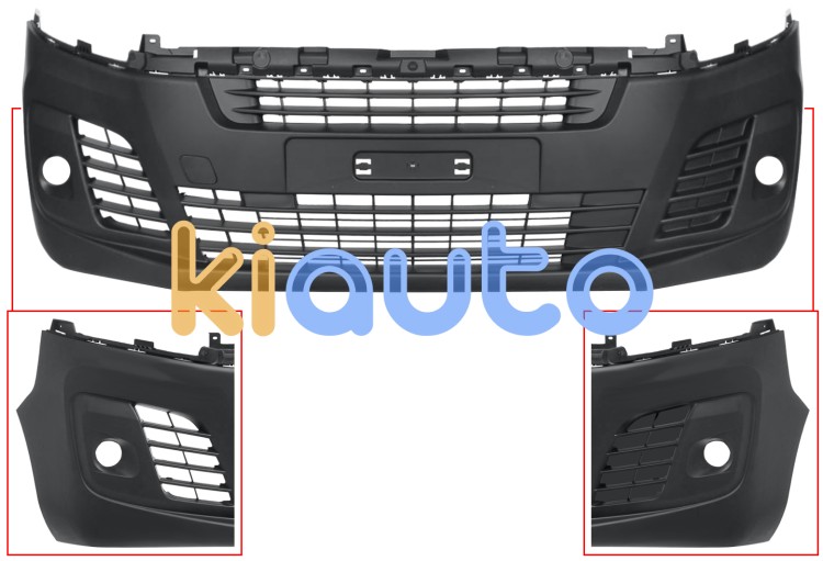 Parachoques opel zafira life 2019-> delantero / con antinieblas OE 1615658280