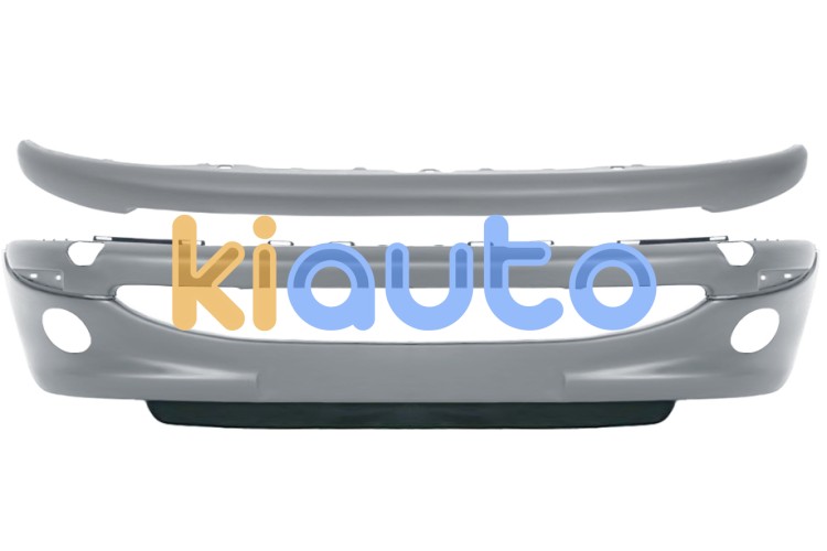 Parachoques peugeot 206 1998-2008 delantero / con antinieblas / imprimado / con moldura imprimada OE 7401N3 / 7414P2 / 7452H8