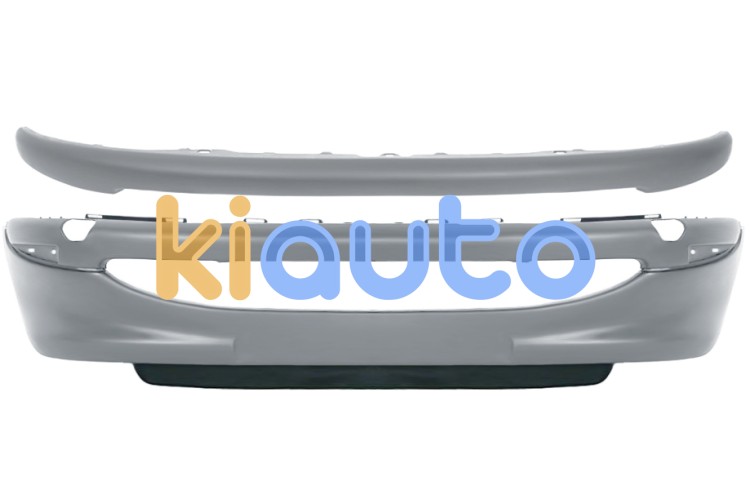 Parachoques peugeot 206 1998-2008 delantero / imprimado / con moldura imprimada OE 7401N2 / 7414P2 / 7452H8