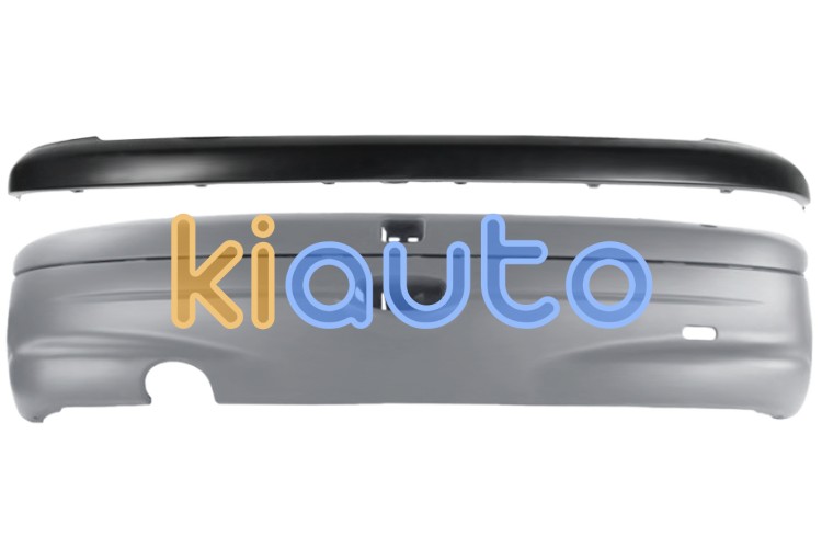Parachoques peugeot 206 1998-2008 trasero / imprimado / con moldura OE 7410L5 / 7452H6