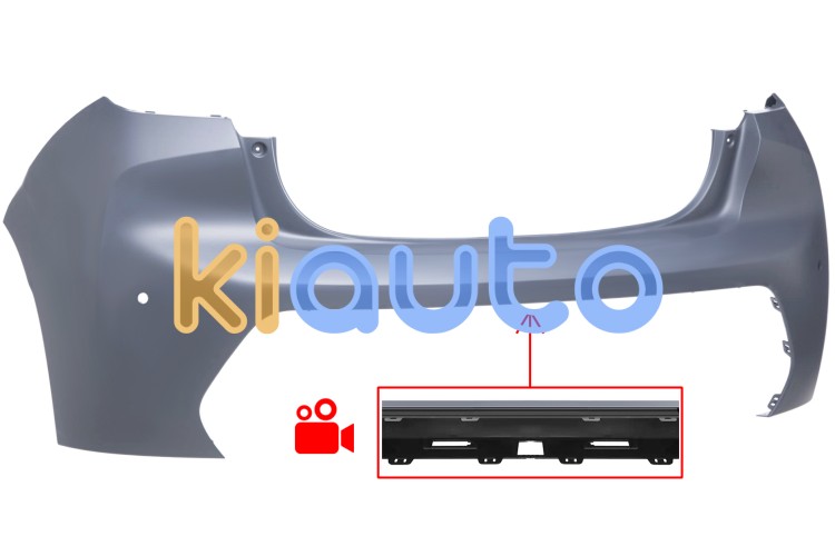 Parachoques peugeot 208 2023-> trasero / superior / con 2 sensor / con camara OE 164979811T