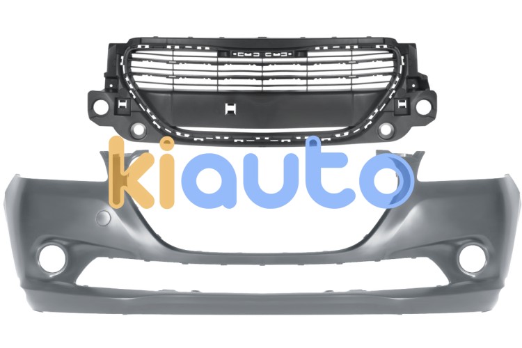 Parachoques peugeot 301 2012-2017 delantero / con rejilla / imprimado OE 1608715680