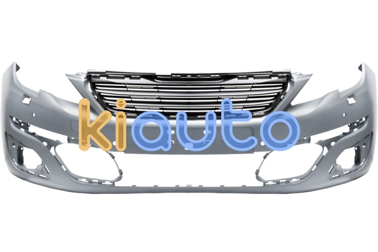 Parachoques peugeot 308 2013-2017 delantero / active / con antinieblas / con lavafaros / con 4 sensor / imprimado OE 1610742380