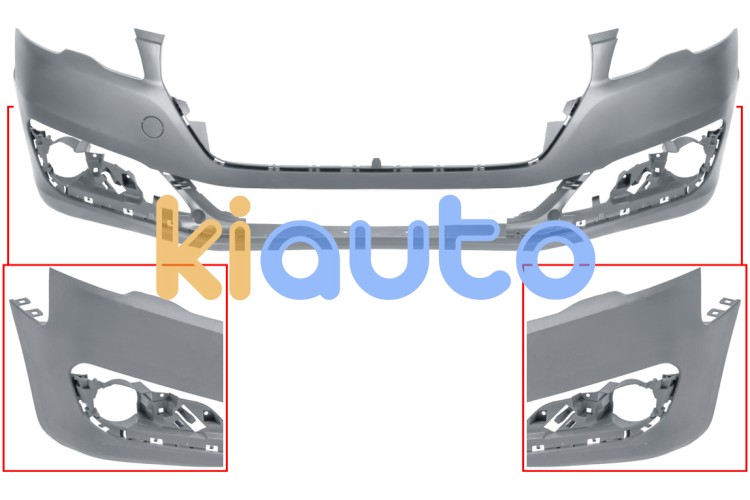 Parachoques peugeot 508 2014-2018 delantero / imprimado OE 1612221780