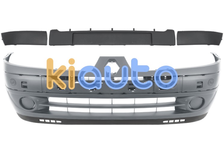 Parachoques renault clio 2001-2004 delantero / con molduras / con spoiler / imprimado OE 7701476554 / 7701209072 / 8200074025