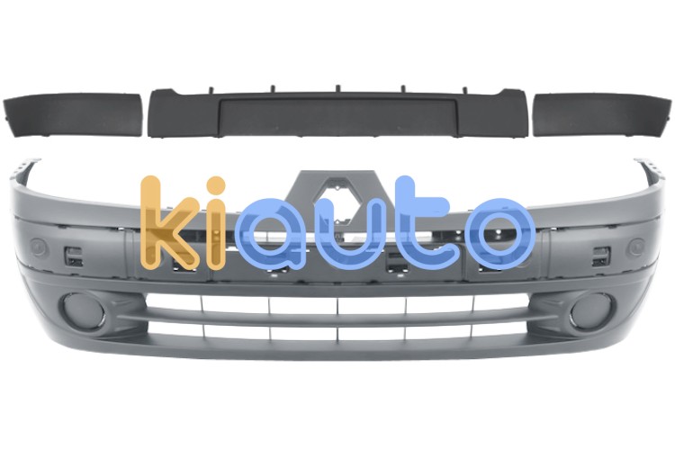 Parachoques renault clio 2001-2004 delantero / con molduras / imprimado OE 7701476554