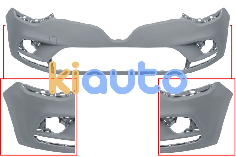 Parachoques renault clio 2016-2019 delantero / imprimado OE 620226290R