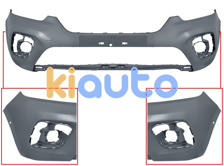 Parachoques renault kangoo 2021-> delantero / modelo multispace / con sensor / con park assist / imprimado OE 62010E079R