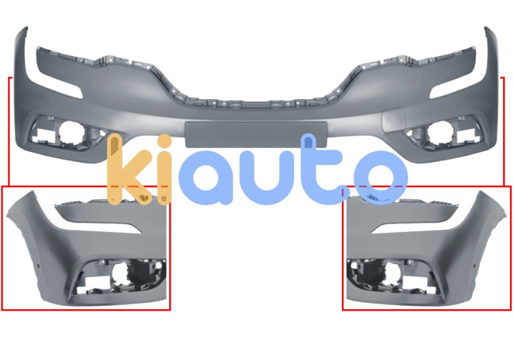 Parachoques renault koleos 2016-2020 delantero / superior / con sensor / imprimado OE 620229618R