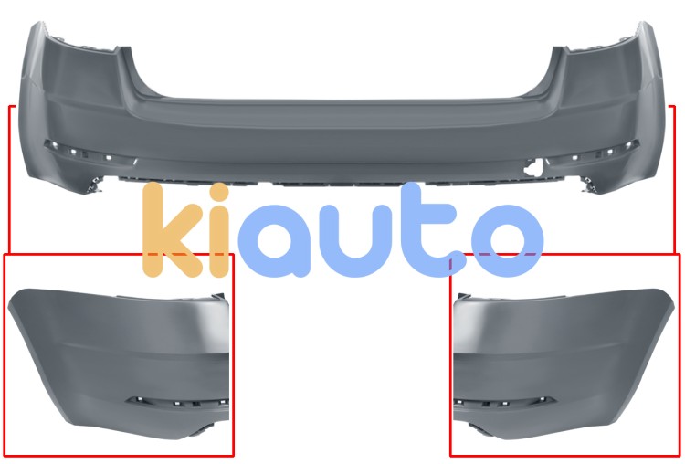 Parachoques skoda octavia 2017-2020 trasero / combi OE 5E9807421G