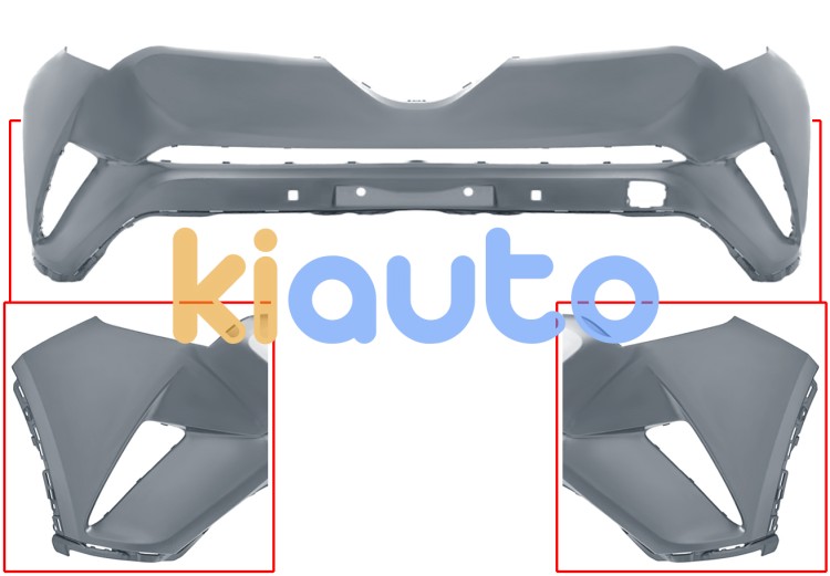 Parachoques toyota c-hr 2016-2020 delantero / imprimado OE 52119F4900