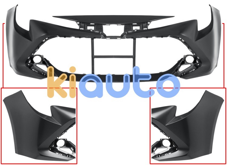 Parachoques toyota corolla 2019-2023 delantero OE 52119-F2907 / 52119F2907