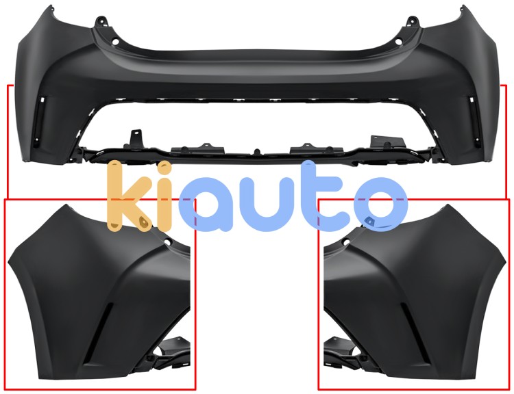 Parachoques toyota corolla 2019-2023 trasero / 5 puertas OE 52159-0Z949 / 521590Z949