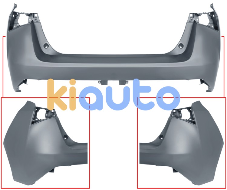 Parachoques toyota prius 2019-2023 trasero / imprimado OE 5215947927