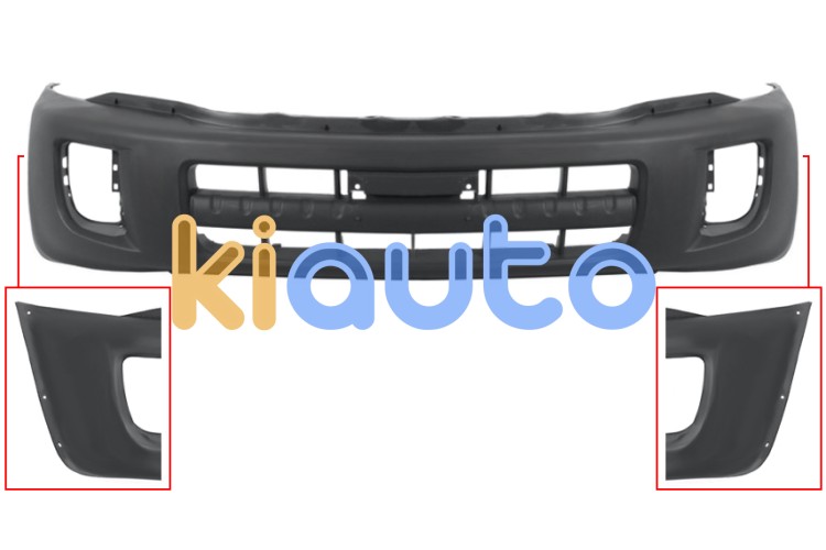 Parachoques toyota rav4 2000-2003 delantero / con antinieblas / con moldura aleta OE 5211942911