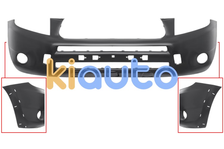 Parachoques toyota rav4 2006-2009 delantero / con antinieblas / con moldura aleta OE 5211942964