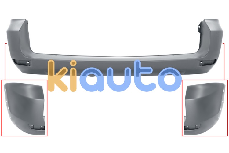Parachoques toyota rav4 2006-2009 trasero / con molduras OE 5215942906