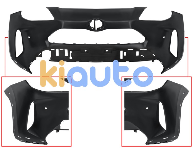 Parachoques toyota yaris cross 2020-> delantero / style / agujeros moldura central / con 2 sensor OE 52119YP958