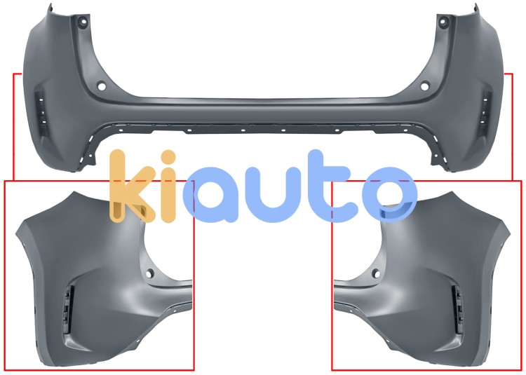 Parachoques toyota yaris cross 2020-> trasero / imprimado OE 52159YP918