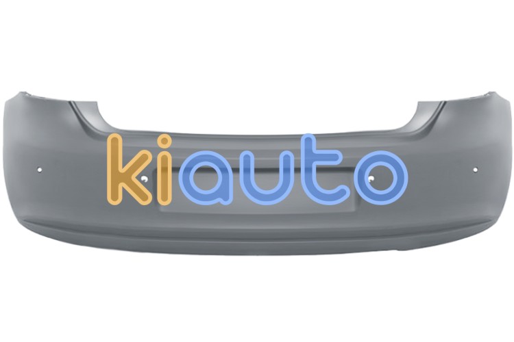 Parachoques volkswagen polo 2009-2014 trasero / escape pequeño / con sensor / imprimado OE 6R6807417ASGRU