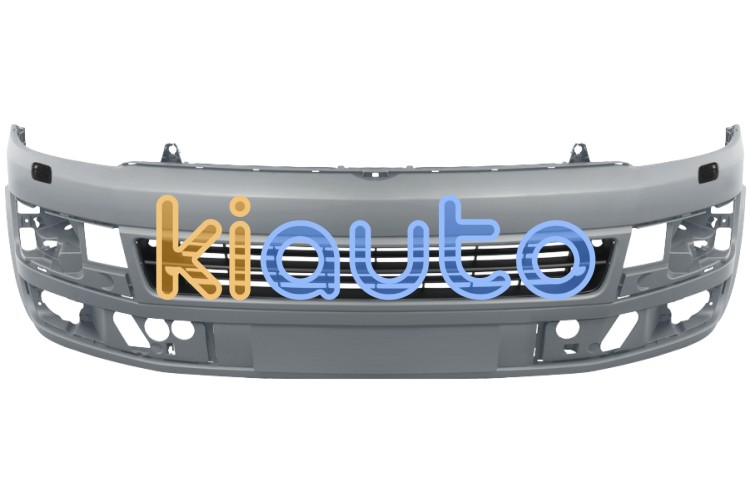 Parachoques volkswagen transporter t5 2010-2015 delantero / con lavafaros / imprimado OE 7E5807217NGRU