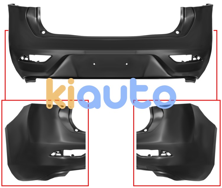 Parachoques volvo v40 2016-2020 trasero OE 39814190