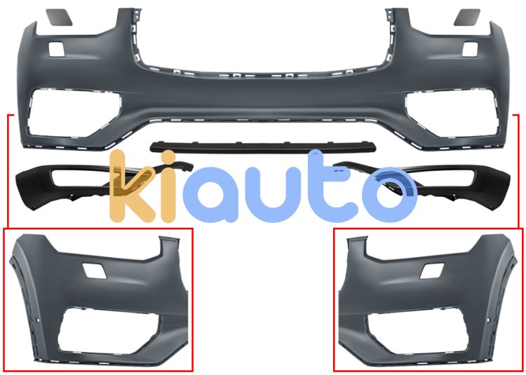 Parachoques volvo xc90 2015-2019 delantero / con sensor / con park assist / con lavafaros / con molduras / imprimado OE 39841726