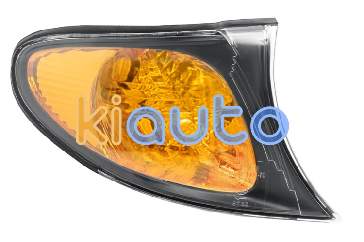 Piloto delantero bmw serie 3 (e46) 2001-2005 ambar / borde negro derecho OE 63136910980 / 63137165848 / 6910980