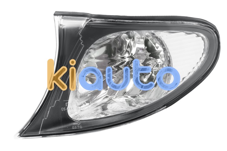 Piloto delantero bmw serie 3 (e46) 2001-2005 blanco / borde negro izquierdo OE 63136914199 / 63137165849 / 6914199