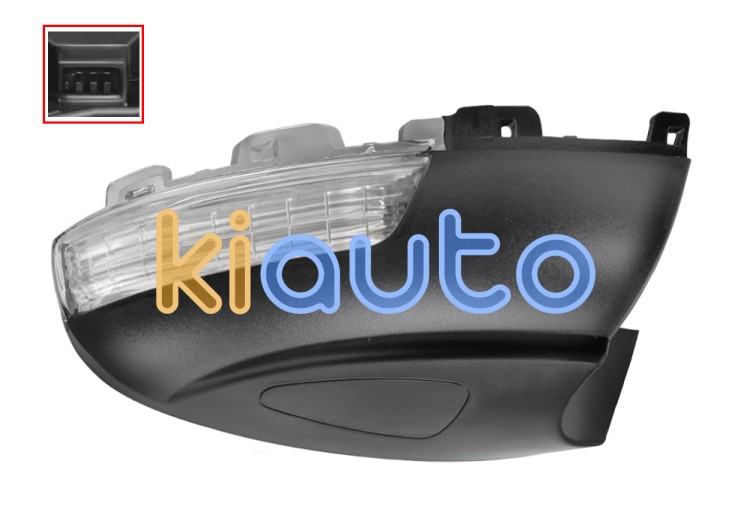 Piloto espejo retrovisor volkswagen tiguan 2011-2016 derecho OE 5N0949102B