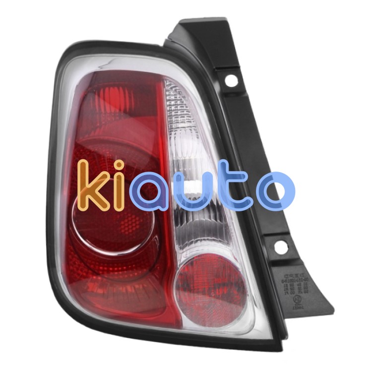 Piloto trasero fiat 500 2007-2015 borde negro / izquierdo OE 51934480 / 0000051934480