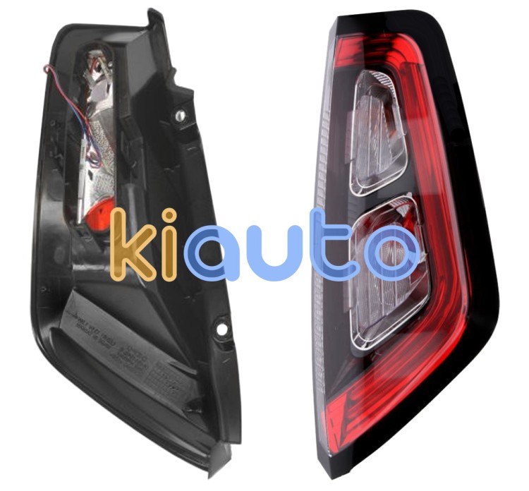 Piloto trasero fiat punto 2012-2018 portalamparas union con clips / base negra / led / derecho OE 51854689 / 51888060 / 51895398