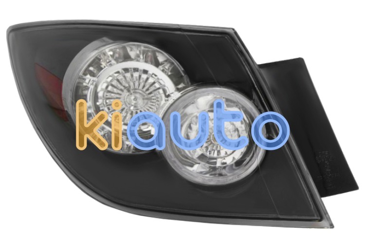 Piloto trasero mazda 3 2003-2007 exterior / 5 puertas / base negra / led / izquierdo OE BP4S-51-180E / BP4S-51-160D / BP4S51180E
