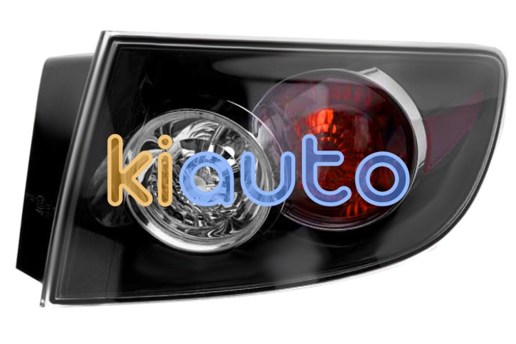 Piloto trasero mazda 3 2007-2009 exterior / 4 puertas / base negra derecho OE BR5H-51-150C / BR5H51150C