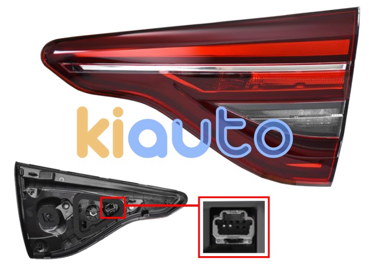 Piloto trasero mitsubishi colt 2023-> interior / conector 2 pins / derecho OE 265504450R