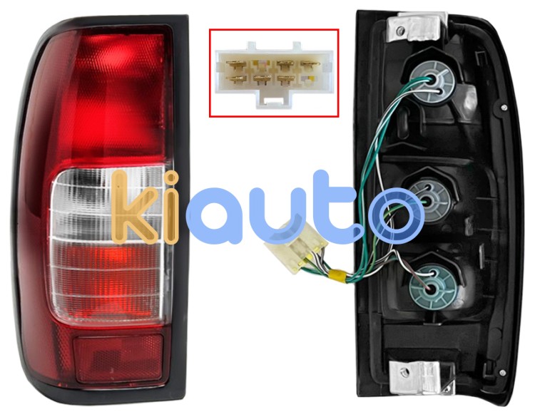 Piloto trasero nissan navara 2002-2005 conector 8 / izquierdo OE B65553S20A / B6555-3S20A / 265553S225