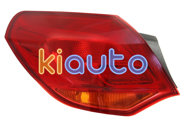 Piloto trasero opel astra j 2009-2013 5 puertas / exterior / base roja / izquierdo OE 1222087 / 13306453