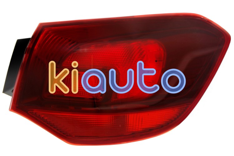 Piloto trasero opel astra j 2009-2013 familiar / exterior / base negra / derecho OE 1222251 / 1222424 / 13336327