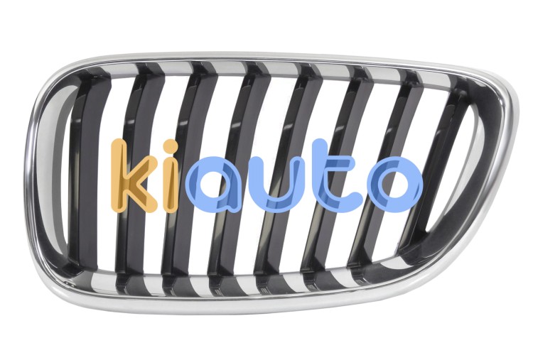 Rejilla bmw serie 2 (f22-f23) 2014-2017 coupe / cabrio / frente / modelo sport / marco cromado / lamas negras / izquierda OE 51137295523
