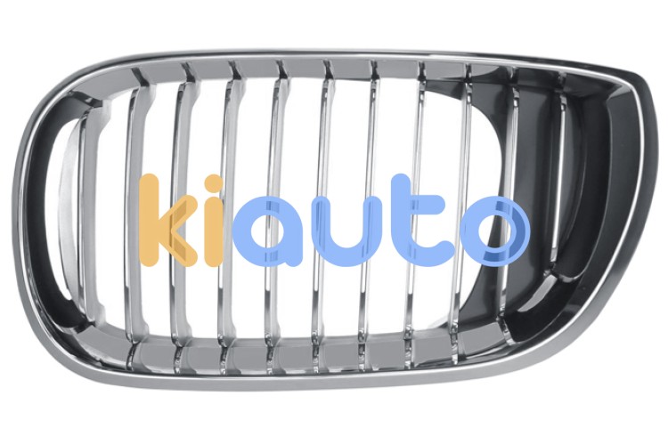 Rejilla bmw serie 3 (e46) 2001-2005 frente marco cromado / lamas cromadas / negras / izquierda OE 51137042961