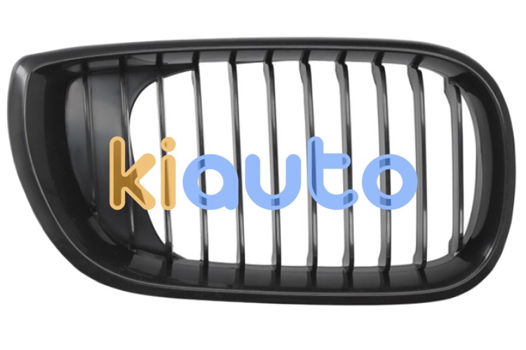 Rejilla bmw serie 3 (e46) 2001-2005 frente marco negra / lamas negras / derecha OE 51132158542