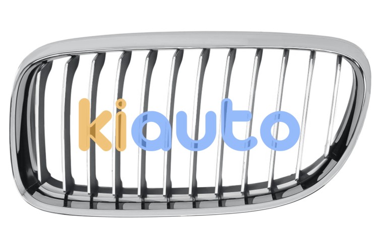 Rejilla bmw serie 3 (e90-e91) 2009-2012 frente / marco cromado / lamas negras / cromadas / izquierda OE 51137201969
