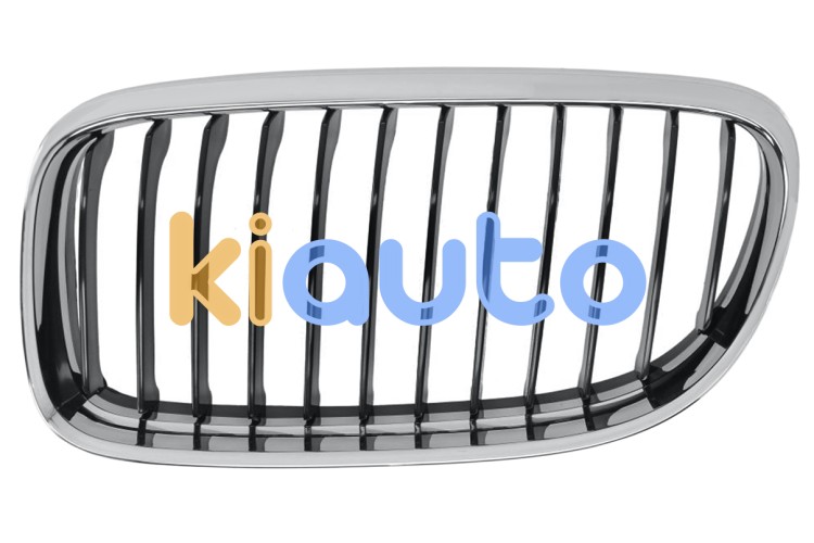 Rejilla bmw serie 3 (e90-e91) 2009-2012 frente / marco cromado / lamas negras / izquierda OE 51137201967