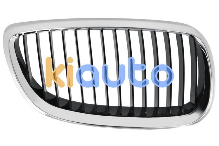 Rejilla bmw serie 3 (e90-e91) 2009-2012 frente / modelo m3 / marco cromado / lamas negras derecha OE 51137157276